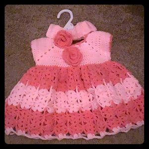 Pink dress with headband